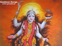 Desktop Themes Goddess Durga 