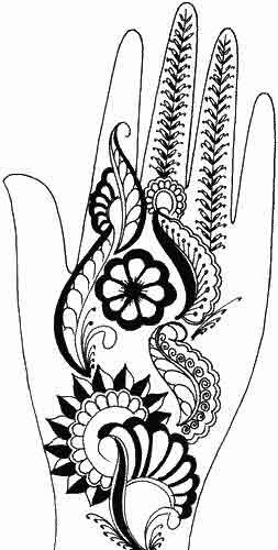 Henna Tattoo Pattern 
