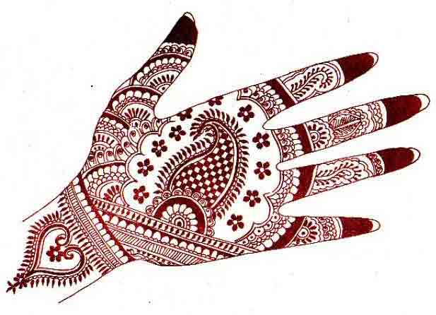 Heena designs for karwa chauth
