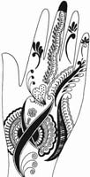 Modern Henna Design