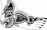 Henna Tattoo Pattern 